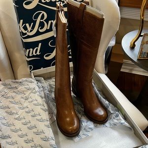 Lucky Brand Brown Boots Wide Calf